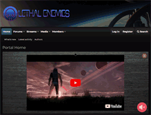 Tablet Screenshot of lethalenemies.com